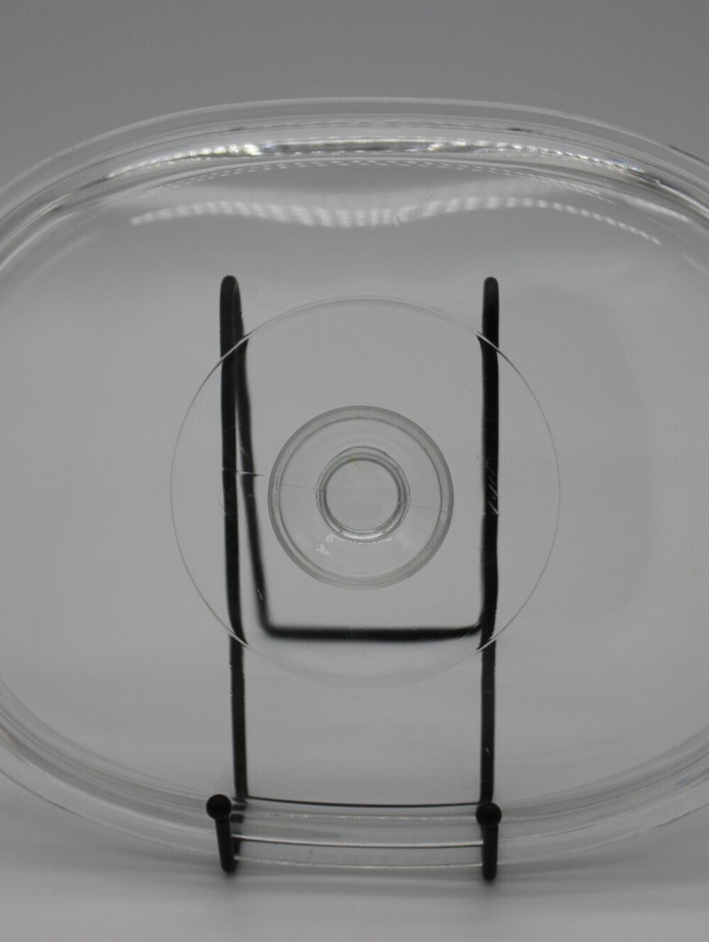 PYREX DC 1 1/2 C Clear Glass Oval Lid
